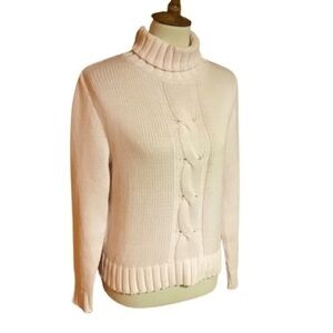 3 for 20 $ bundle Vintage feminine pink turtleneck sweater